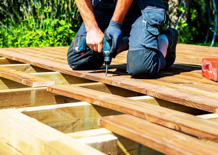 Conseils pour la pose d'une terrasse avec lames de bois