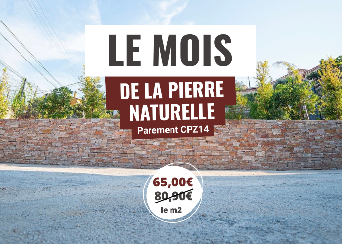 Pierre de parement naturelle en promotion